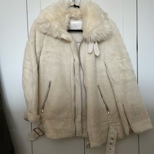 Brand new furry ZARA coat